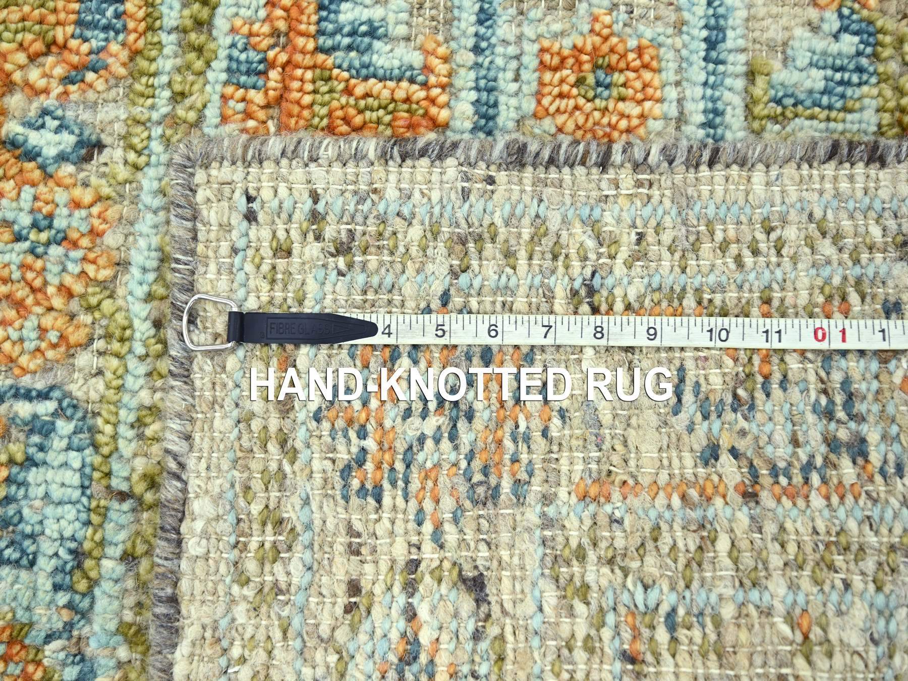 Oushak Oushak hand-knotted wool runner in Brown, 2'7" x 12' — SKU O077037 (view 7)