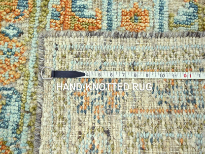 Oushak Oushak hand-knotted wool runner in Brown, 2'7" x 12' — SKU O077037 (view 7)