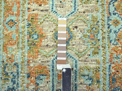 Oushak Oushak hand-knotted wool runner in Brown, 2'6" x 12' — SKU O077038 (view 4)