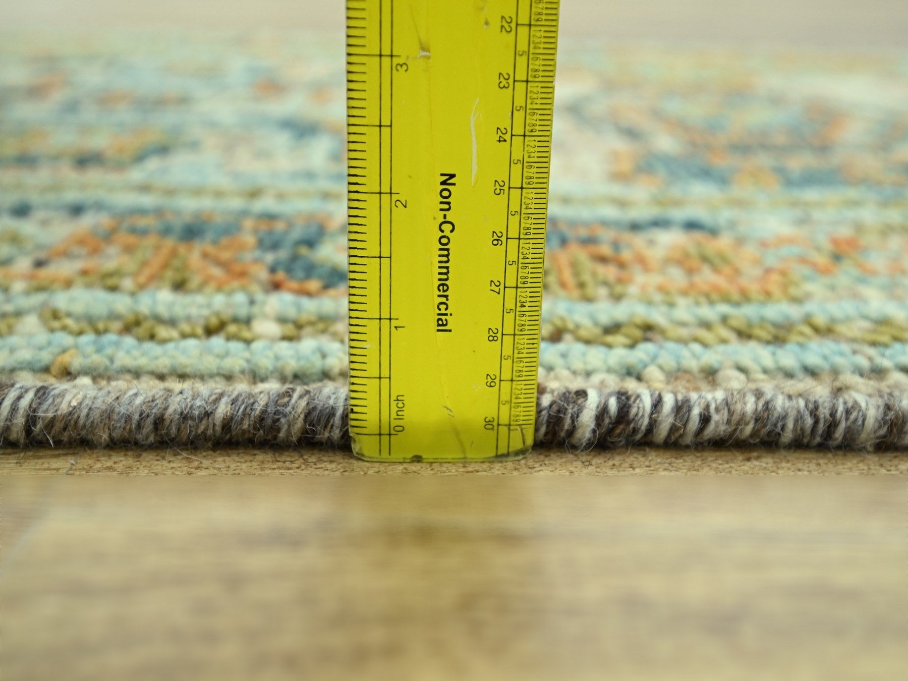 Oushak Oushak hand-knotted wool runner in Brown, 2'6" x 12' — SKU O077038 (view 6)