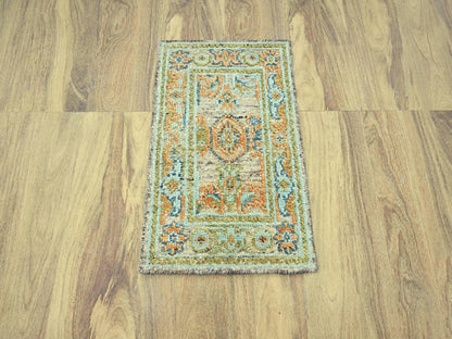 Oushak Oushak hand-knotted wool rug in Brown, 2'1" x 3'1" — SKU O077042 (view 2)