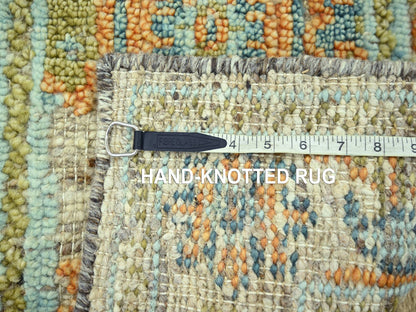 Oushak Oushak hand-knotted wool rug in Brown, 2' x 3' — SKU O077043 (view 4)