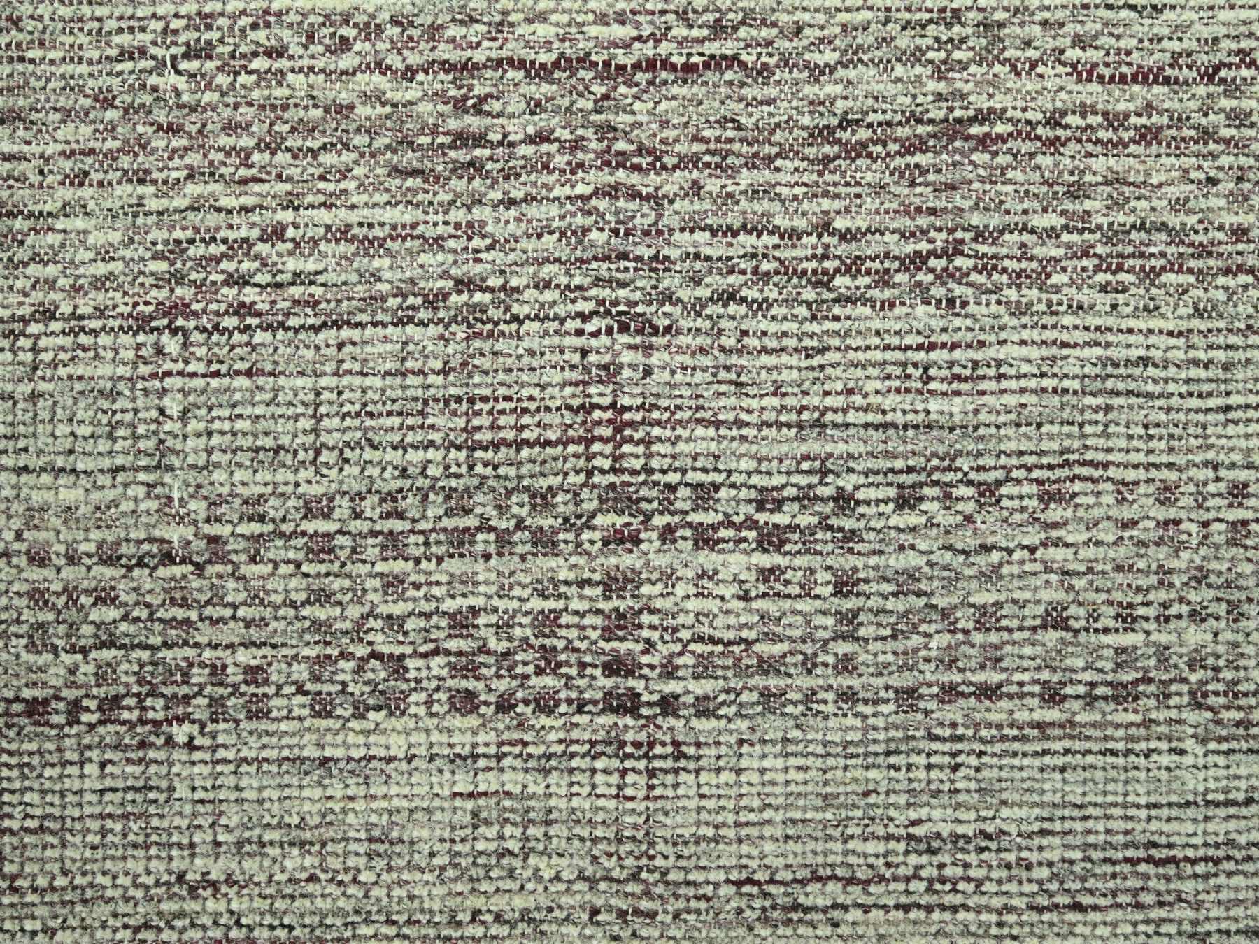 Modern / Contemporary hand-knotted wool rug in Red, 12' x 15' — SKU O077044 (view 8)