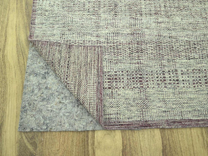 Modern / Contemporary hand-knotted wool rug in Red, 10' x 14'1" — SKU O077045 (view 4)