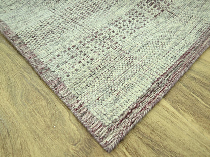 Modern / Contemporary hand-knotted wool rug in Red, 10' x 14'1" — SKU O077045 (view 6)