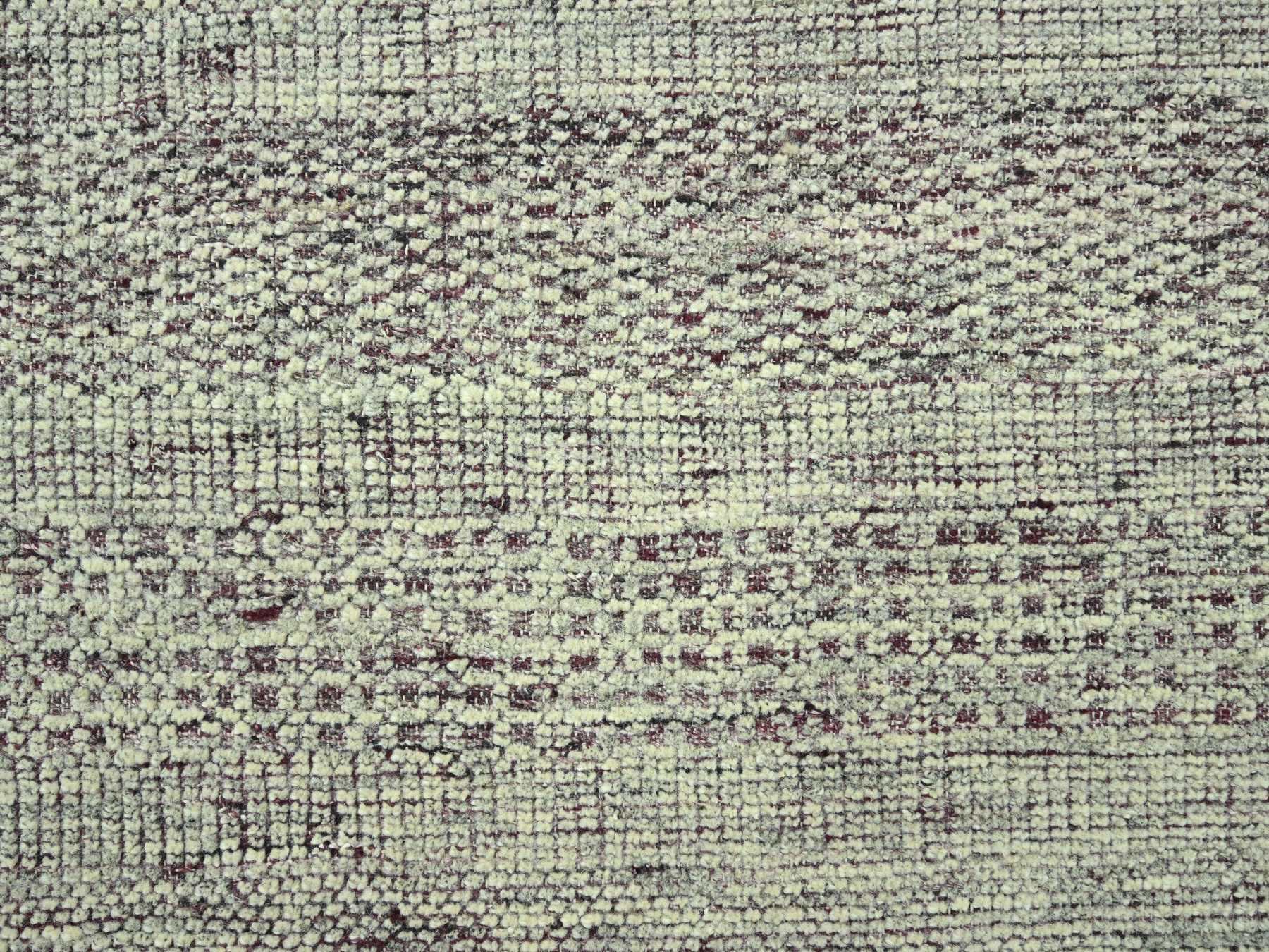 Modern / Contemporary hand-knotted wool rug in Red, 10' x 14'1" — SKU O077045 (view 8)