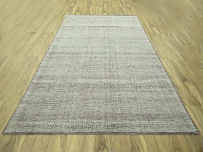 Modern / Contemporary hand-knotted wool rug in Red, 10' x 14'1" — SKU O077046 (view 2)