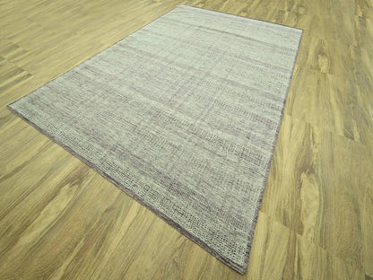 Modern / Contemporary hand-knotted wool rug in Red, 10' x 14'1" — SKU O077046 (view 3)