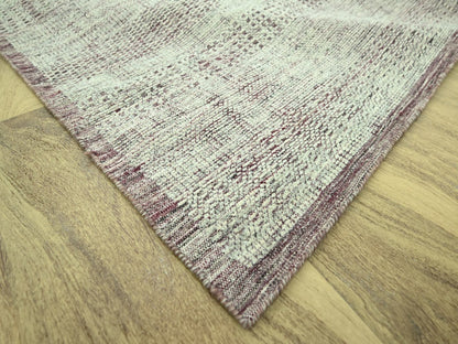 Modern / Contemporary hand-knotted wool rug in Red, 8' x 10'3" — SKU O077047 (view 6)