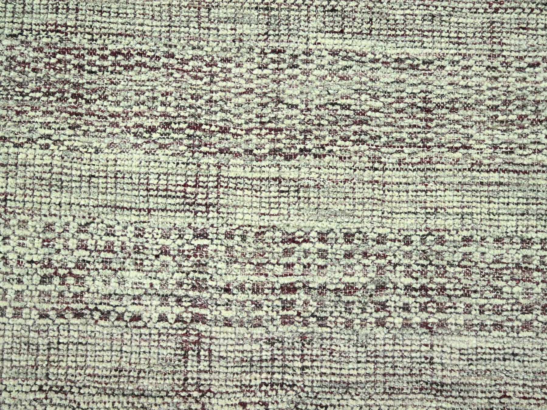 Modern / Contemporary hand-knotted wool rug in Red, 8' x 10'3" — SKU O077047 (view 8)