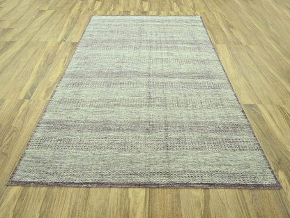 Modern / Contemporary hand-knotted wool rug in Red, 8' x 10' — SKU O077048 (view 2)