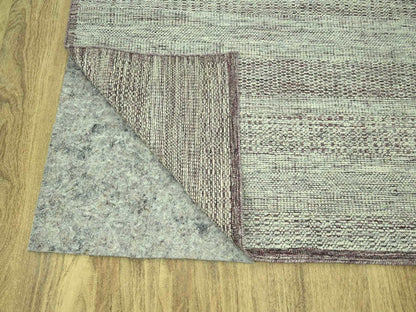 Modern / Contemporary hand-knotted wool rug in Red, 8' x 10' — SKU O077048 (view 4)