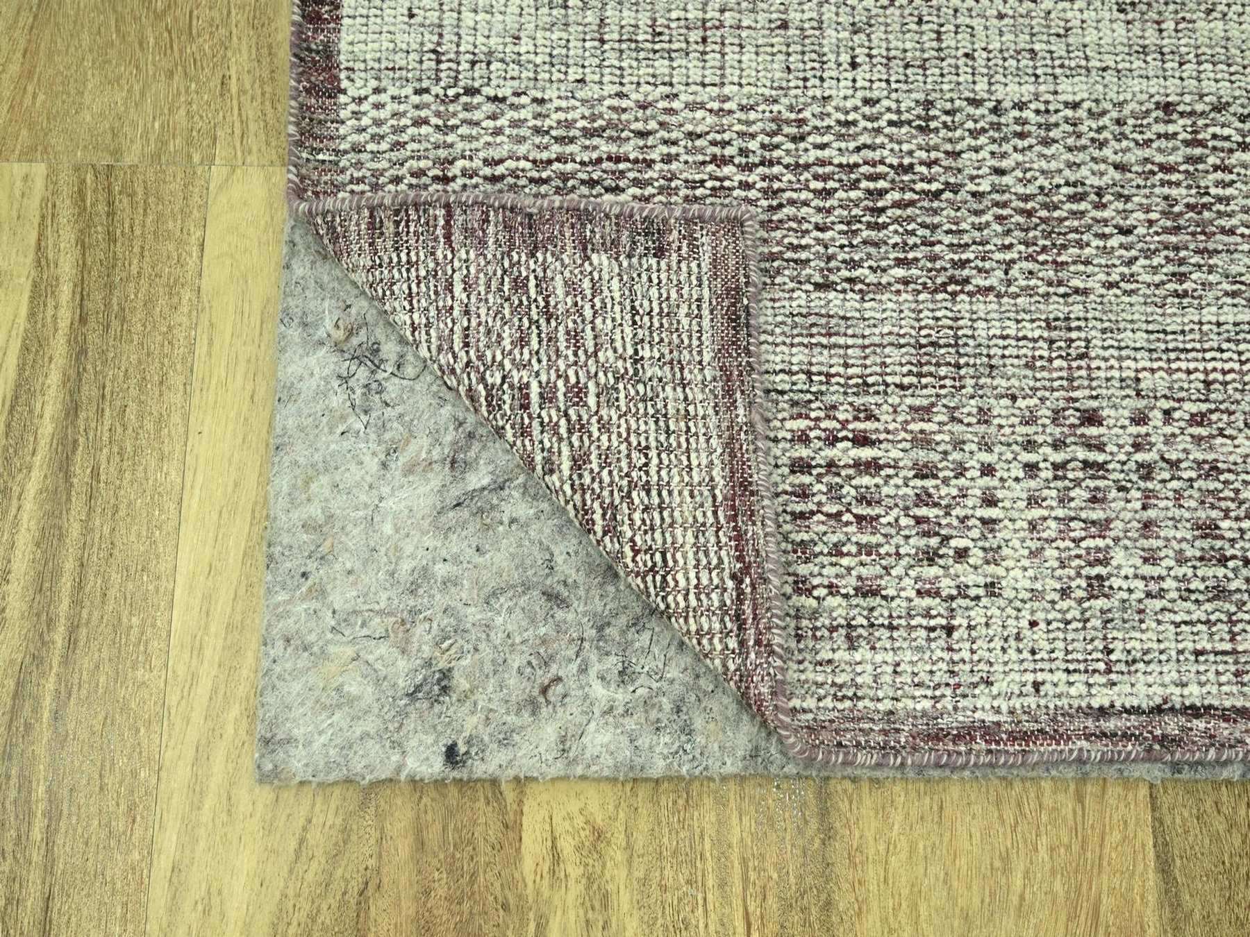 Modern / Contemporary hand-knotted wool runner in Red, 2'7" x 12' — SKU O077049 (view 3)
