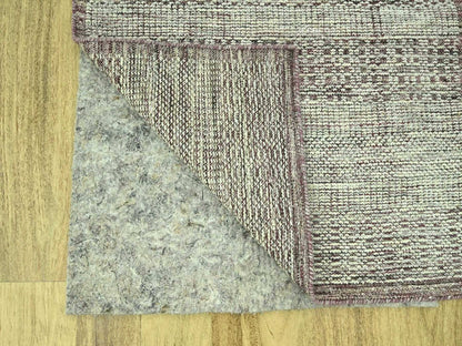 Modern / Contemporary hand-knotted wool runner in Red, 2'7" x 10'2" — SKU O077052 (view 3)