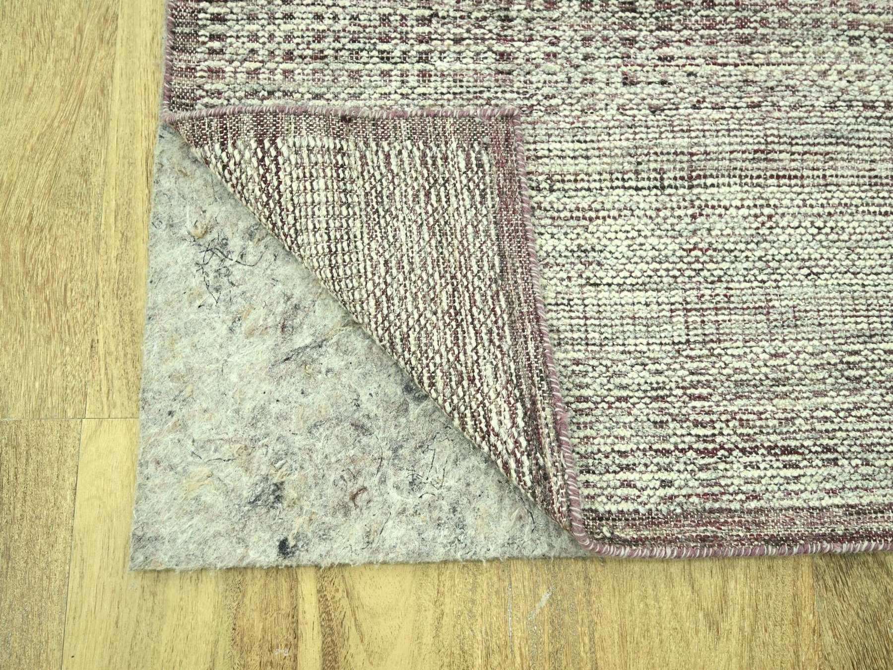 Modern / Contemporary hand-knotted wool runner in Red, 2'8" x 10'3" — SKU O077054 (view 3)