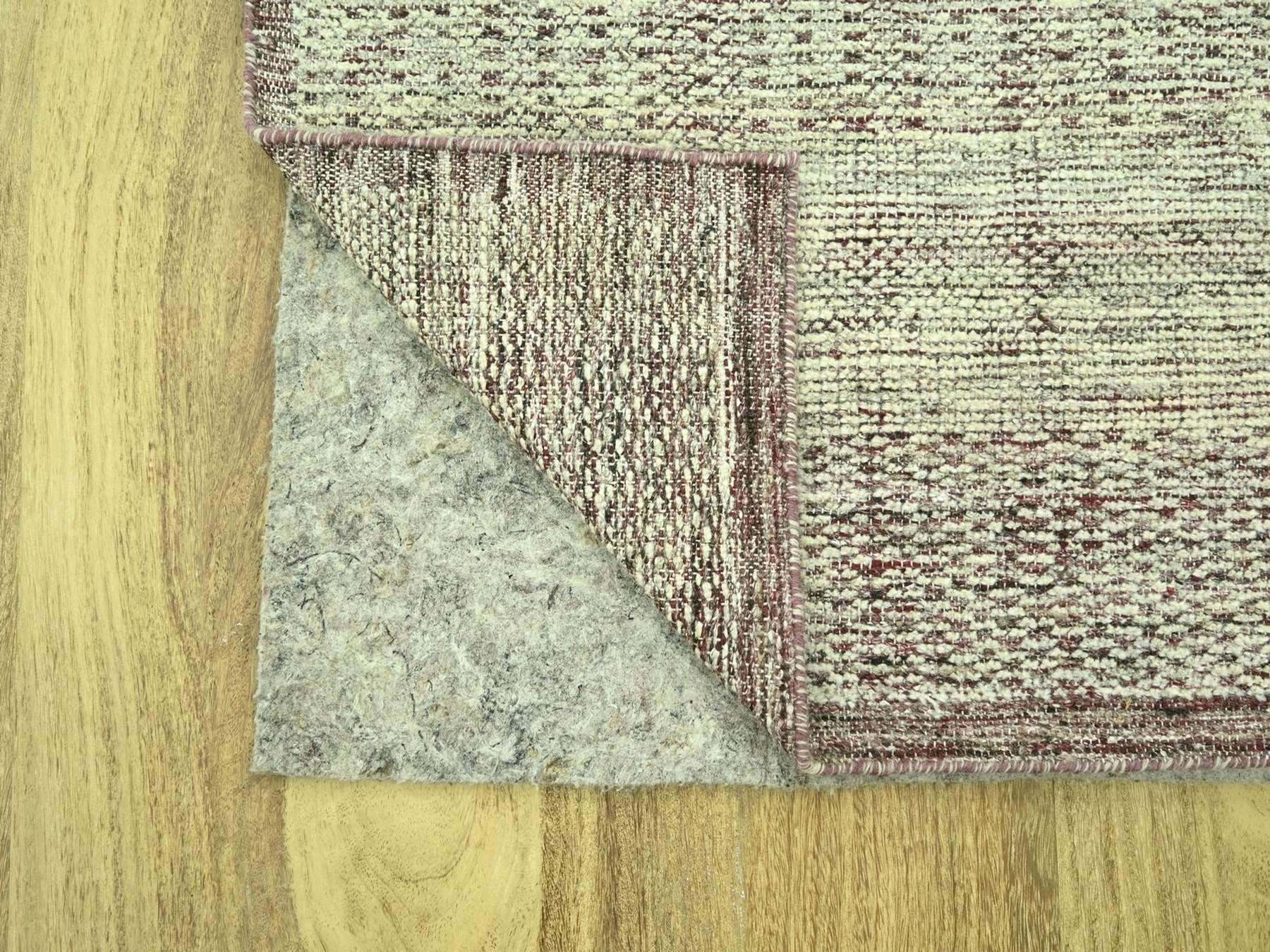 Modern / Contemporary hand-knotted wool runner in Red, 2'7" x 6'3" — SKU O077055 (view 3)