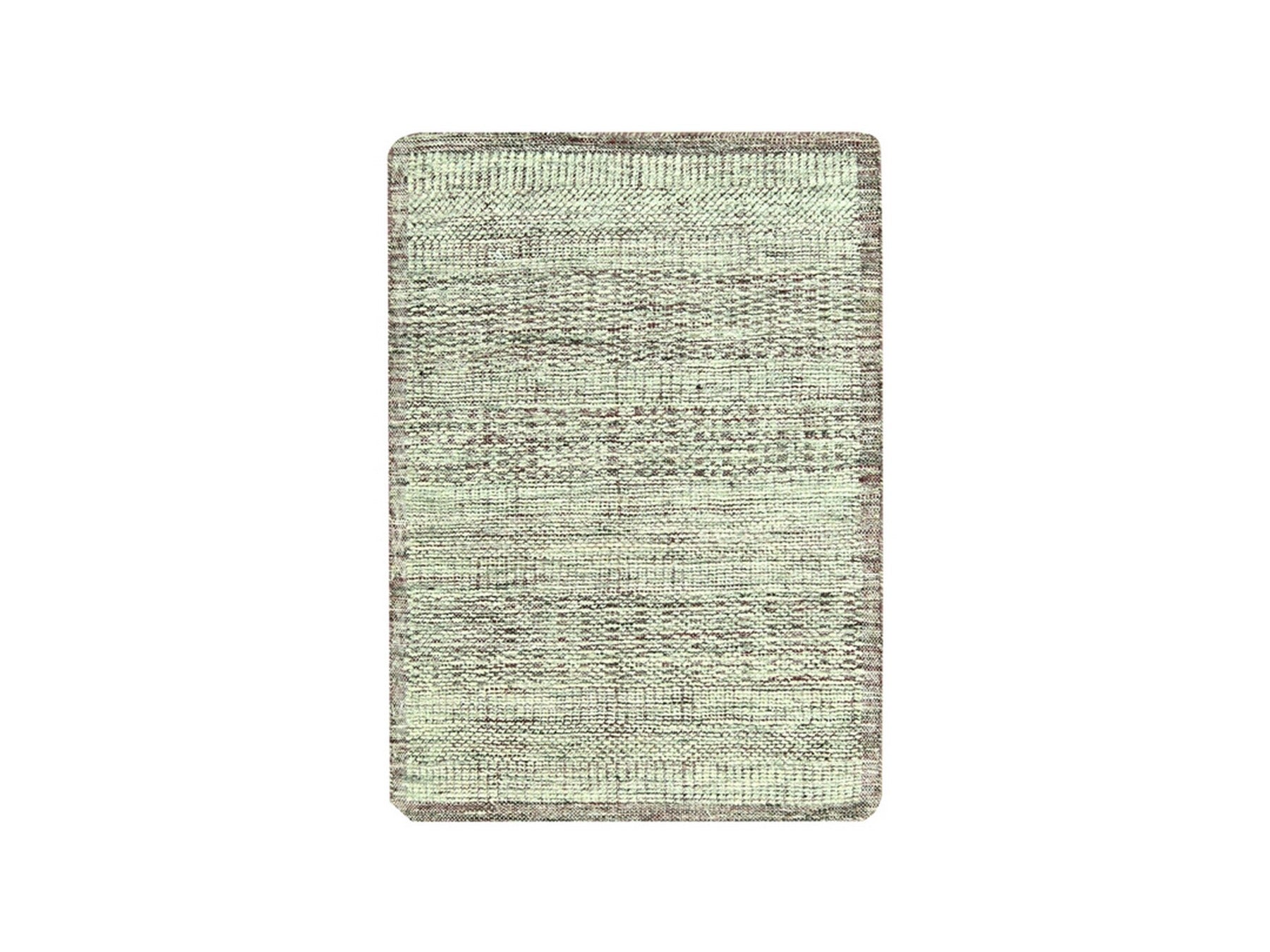 Modern / Contemporary hand-knotted wool rug in Red, 2' x 3' — SKU O077058