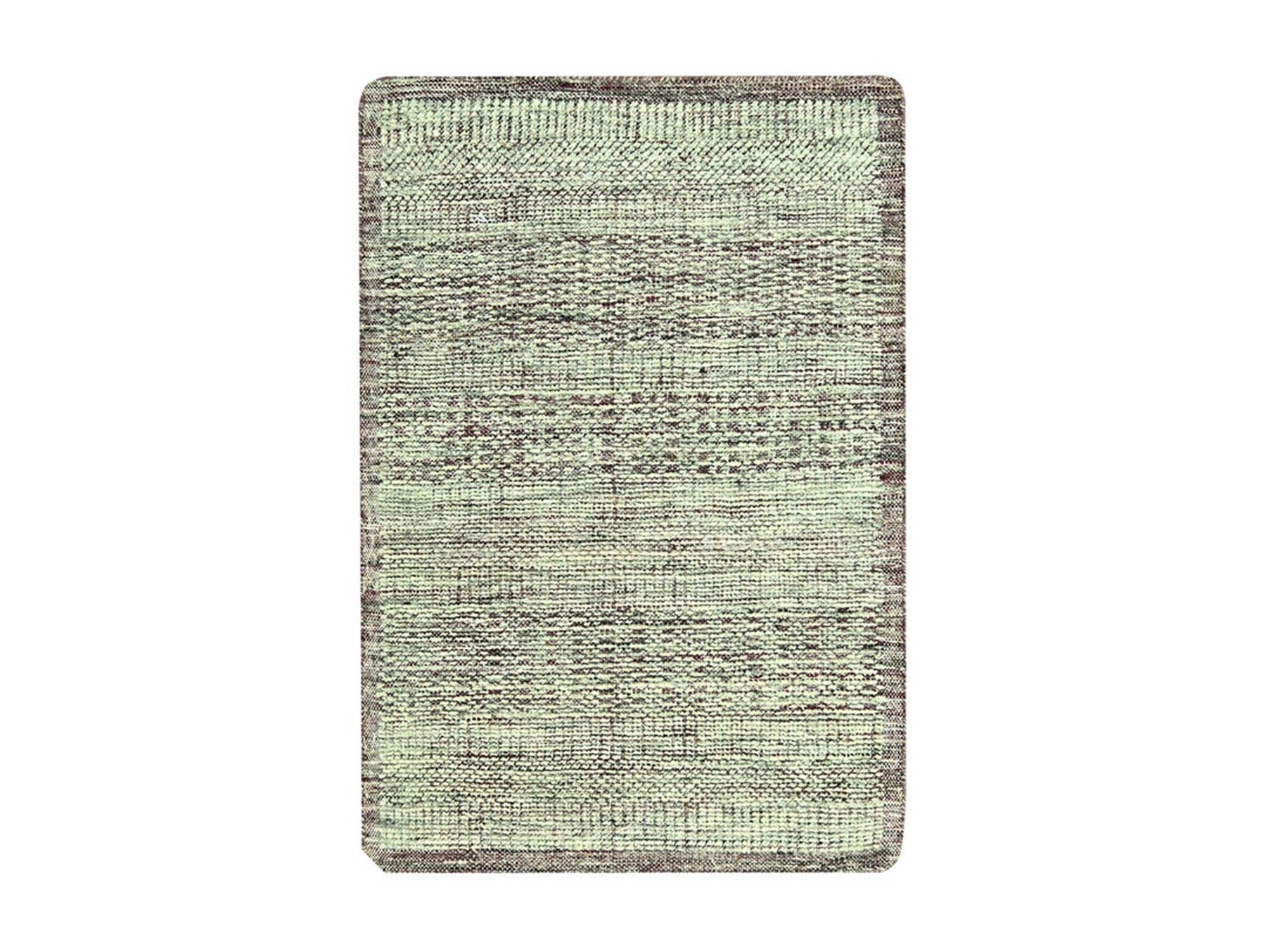 Modern / Contemporary hand-knotted wool rug in Red, 2' x 3' — SKU O077059