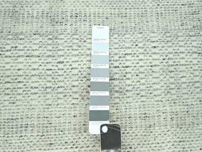 Modern / Contemporary hand-knotted wool runner in Gray, 2'6" x 11'10" — SKU O077061 (view 4)