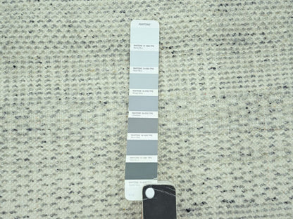 Modern / Contemporary hand-knotted wool runner in Gray, 2'9" x 11'10" — SKU O077062 (view 4)