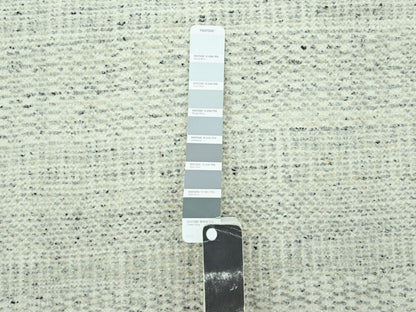 Modern / Contemporary hand-knotted wool runner in Gray, 2'7" x 10'2" — SKU O077066 (view 4)