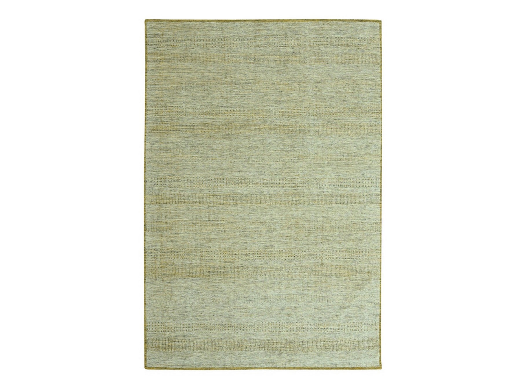 Modern / Contemporary hand-knotted wool rug in Yellow, 9' x 12' — SKU O077067