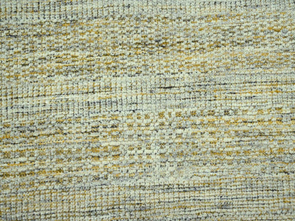 Modern / Contemporary hand-knotted wool rug in Yellow, 9' x 12' — SKU O077067 (view 8)