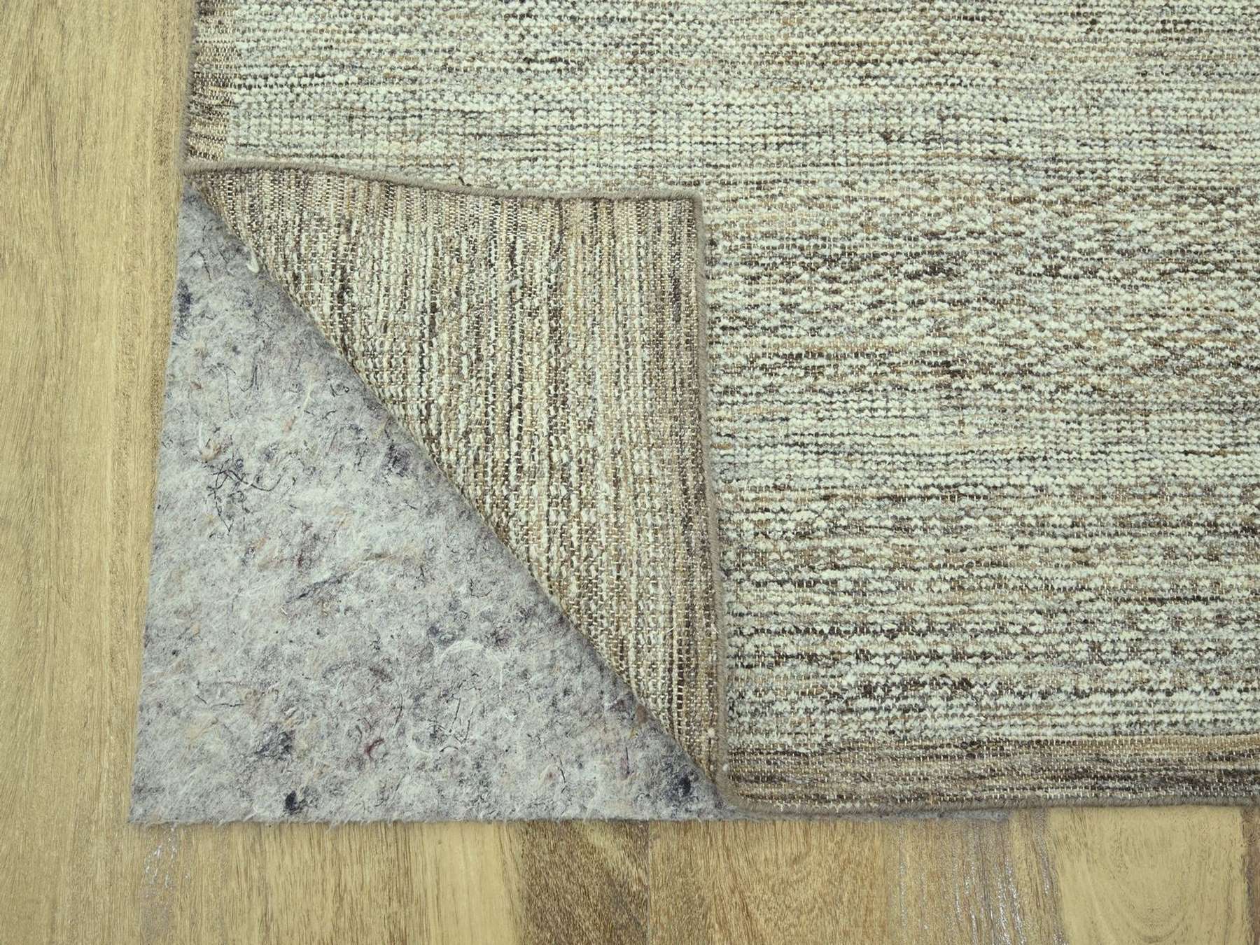 Modern / Contemporary hand-knotted wool rug in Brown, 9'4" x 12' — SKU O077071 (view 2)