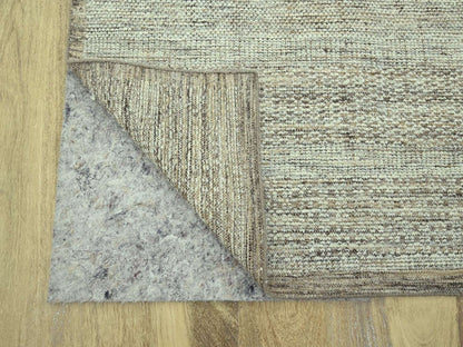 Modern / Contemporary hand-knotted wool rug in Brown, 9'4" x 12' — SKU O077071 (view 2)