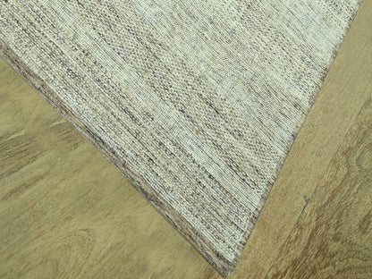 Modern / Contemporary hand-knotted wool rug in Brown, 9'4" x 12' — SKU O077071 (view 4)