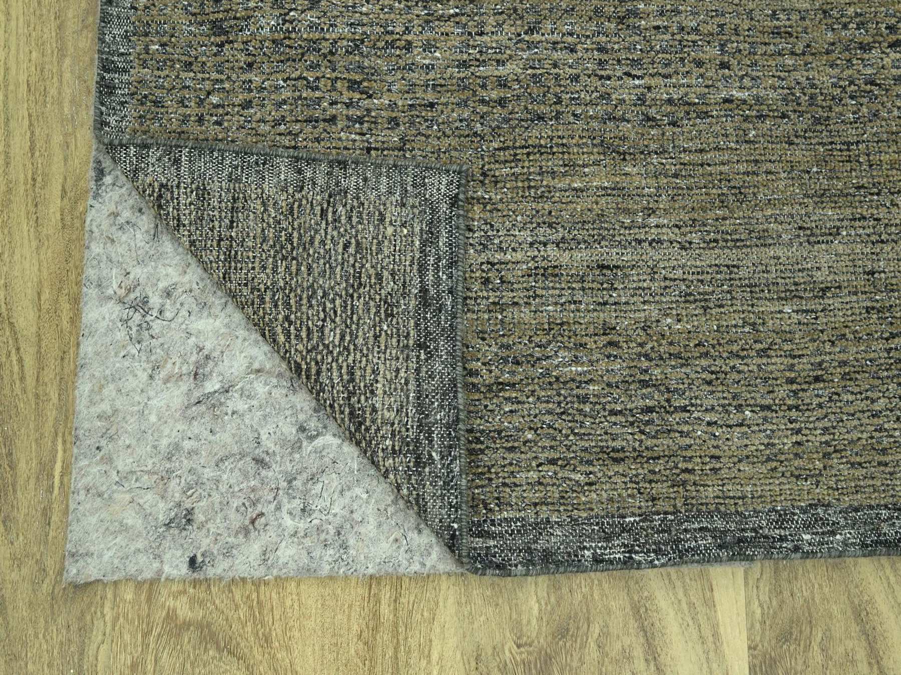 Modern / Contemporary hand-knotted wool rug in Brown, 8' x 10'3" — SKU O077072 (view 4)