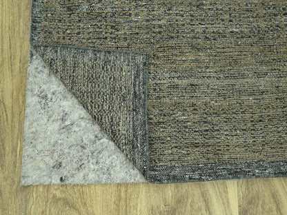 Modern / Contemporary hand-knotted wool rug in Brown, 8' x 10'3" — SKU O077072 (view 4)