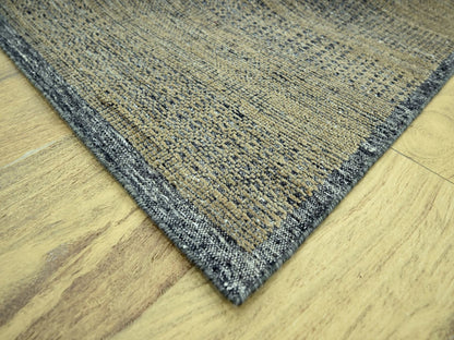 Modern / Contemporary hand-knotted wool rug in Brown, 8' x 10'3" — SKU O077072 (view 6)