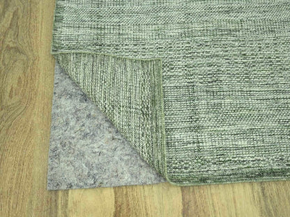 Modern / Contemporary hand-knotted wool rug in Green, 8' x 10' — SKU O077078 (view 4)