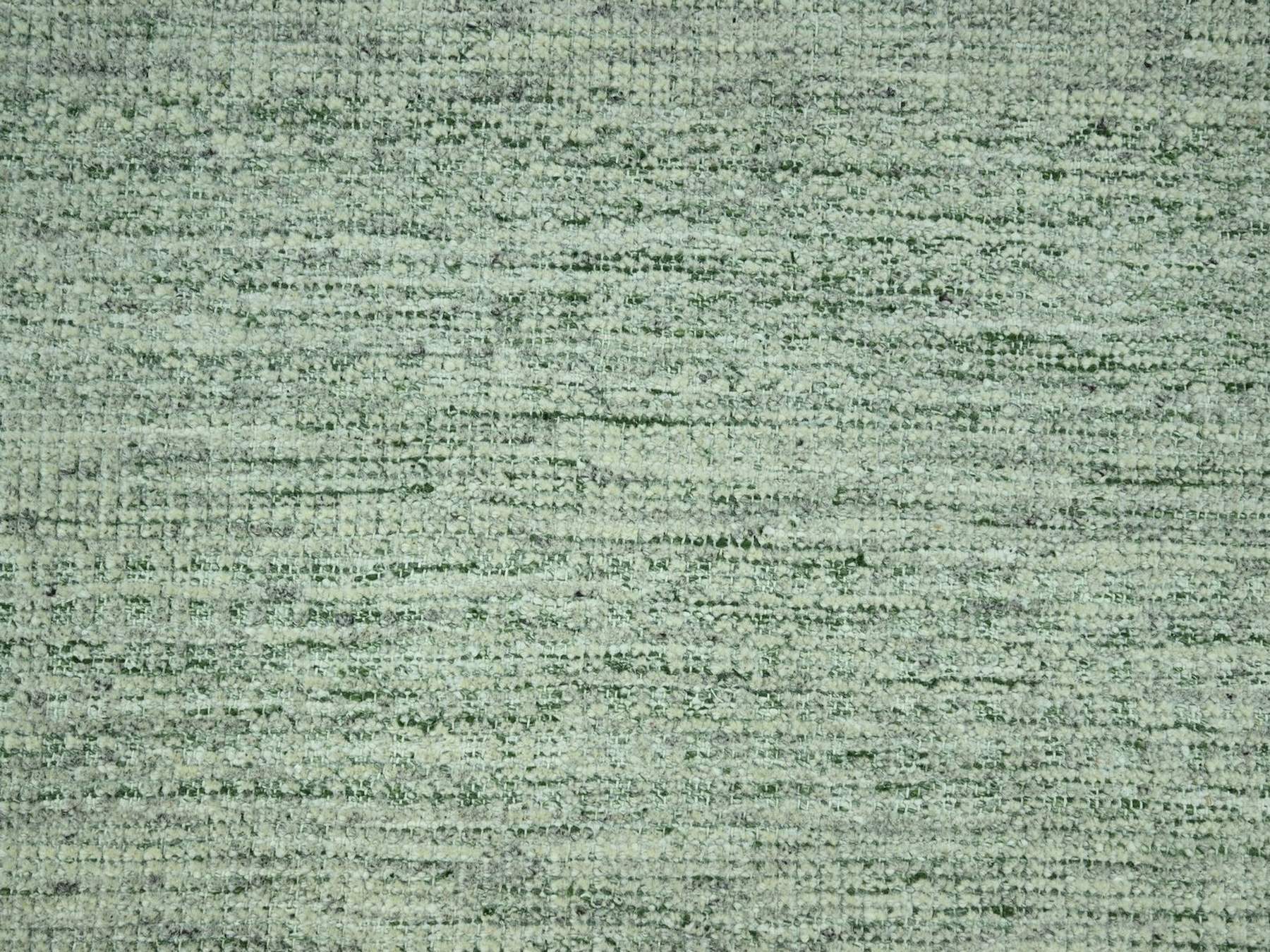 Modern / Contemporary hand-knotted wool rug in Green, 12' x 14'9" — SKU O077082 (view 8)