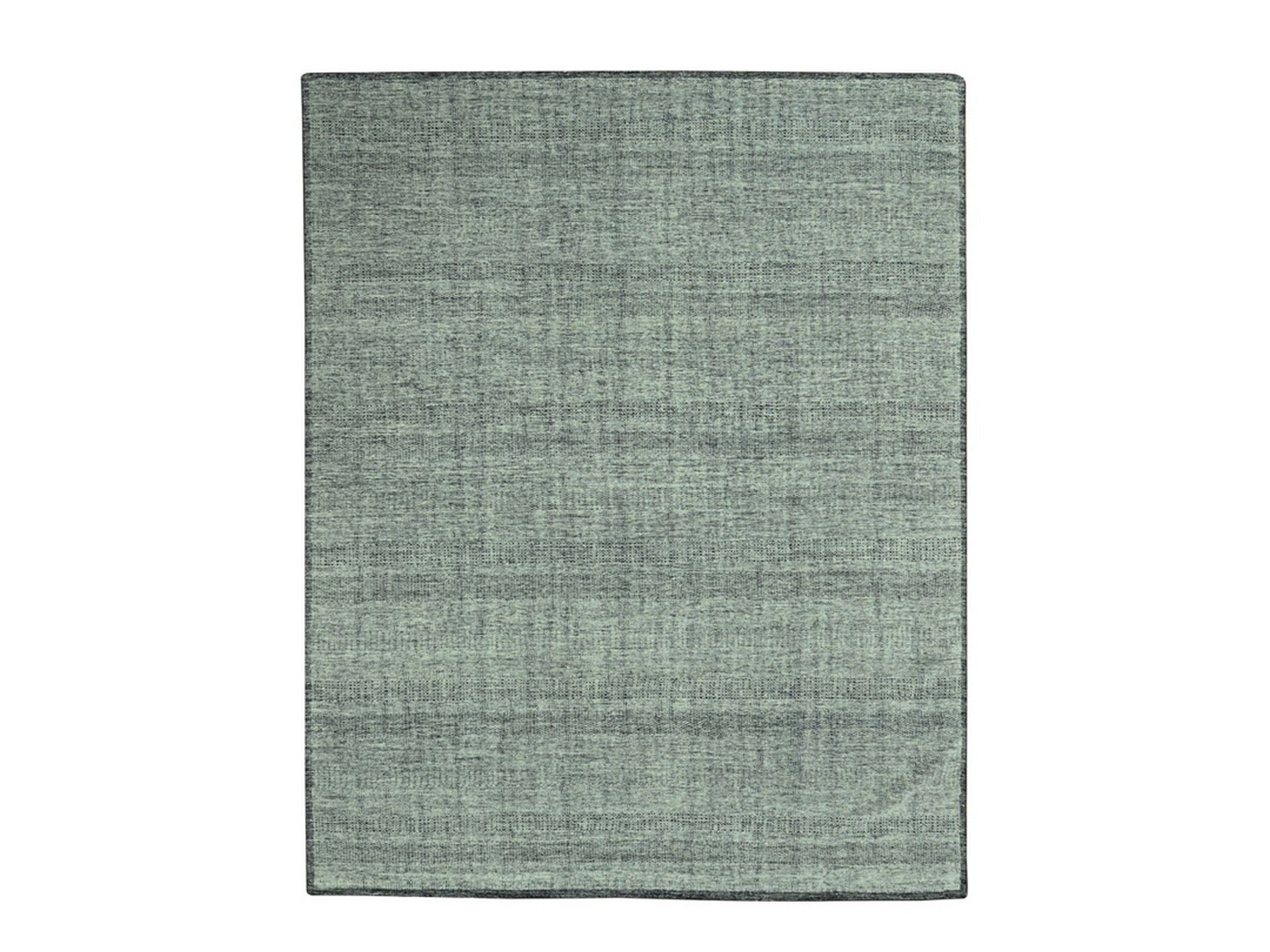 Modern / Contemporary hand-knotted wool rug in Black, 12'3" x 15' — SKU O077083