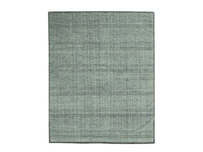Modern / Contemporary hand-knotted wool rug in Black, 12'3" x 15' — SKU O077083