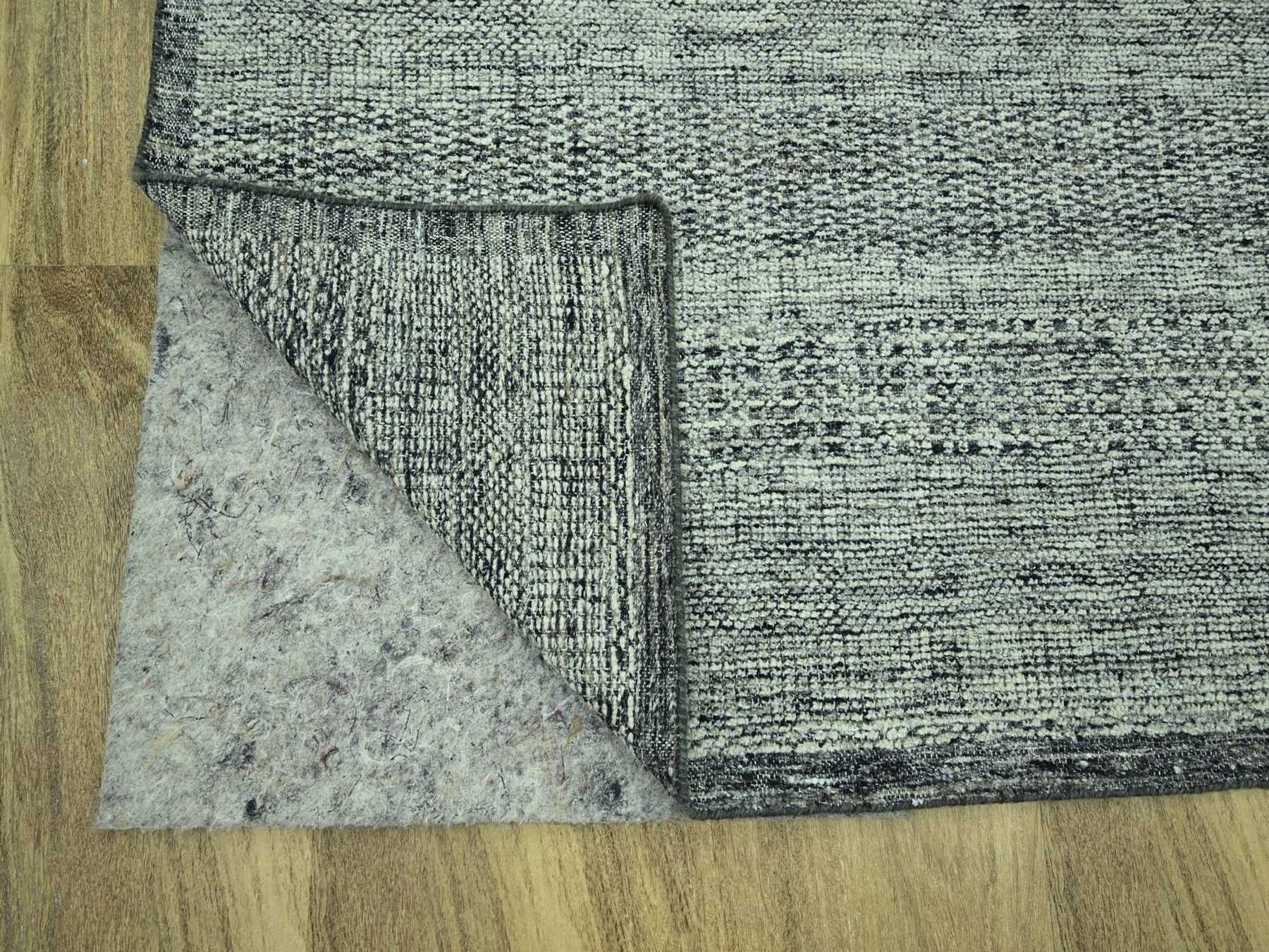 Modern / Contemporary hand-knotted wool rug in Black, 12'3" x 15' — SKU O077083 (view 4)