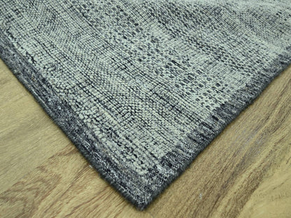 Modern / Contemporary hand-knotted wool rug in Black, 12'3" x 15' — SKU O077083 (view 6)
