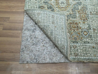 Mamluk Mamluk hand-knotted wool runner in Green, 2'8" x 25'10" — SKU O077095 (view 3)