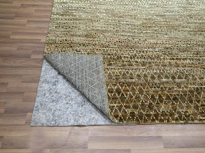 Modern / Contemporary hand-knotted wool rug in Brown, 8'1" x 10' — SKU O077108 (view 4)