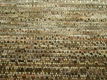 Modern / Contemporary hand-knotted wool rug in Brown, 8'1" x 10' — SKU O077108 (view 8)
