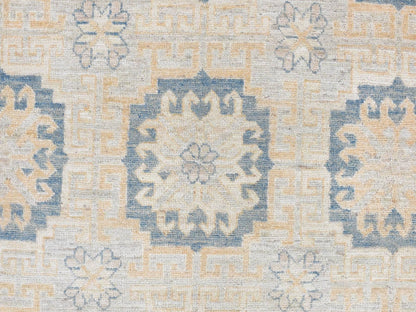 Ivory 13'0" x 17'7" Oushak And Peshawar Hand knotted Wool Rug - Sku: O078012