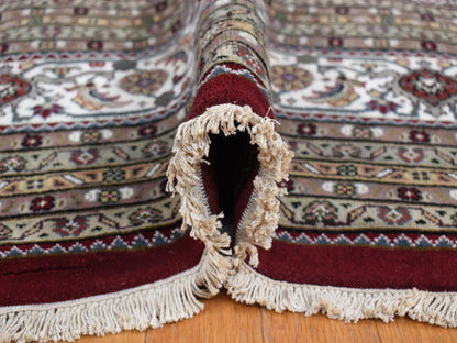 Red 10'0" x 16'0" Traditional Hand knotted Wool Rug - Sku: O078032
