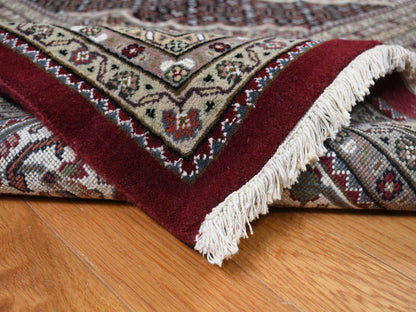 Red 10'0" x 16'0" Traditional Hand knotted Wool Rug - Sku: O078032