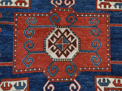 Red 6'10" x 9'3" Antique Hand knotted Wool Rug - Sku: O078056