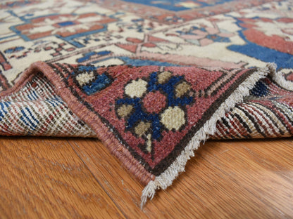 Red 11'3" x 15'3" Antique Hand knotted Wool Rug - Sku: O078057