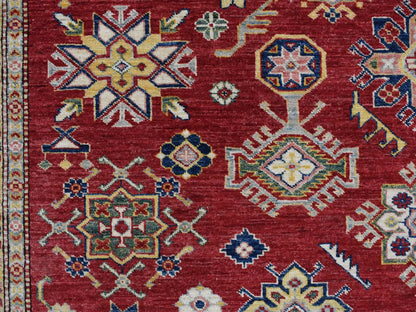 Red 9'0" x 12'0" Tribal Hand knotted Wool Rug - Sku: O078082