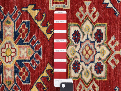 Red 9'0" x 12'0" Tribal Hand knotted Wool Rug - Sku: O078082