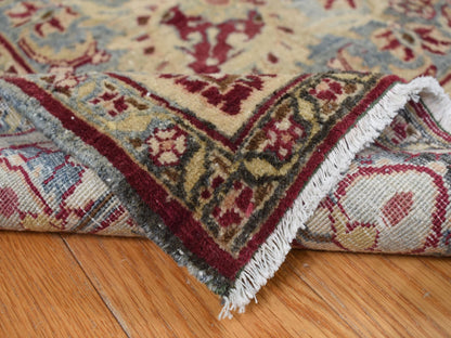 Red 8'9" x 12'6" Antique Hand knotted Wool Rug - Sku: O078083